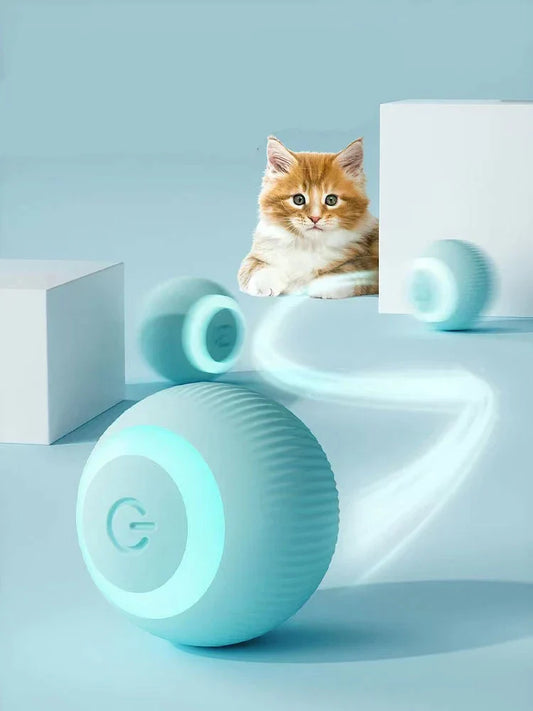 Interactive ball for cats